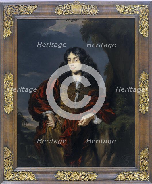 Portrait of a young man, possibly Simon van Alphen (1650-1730), 1675-1685. Creator: Nicolaes Maes.