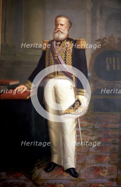 Pedro II (1825-1891), Emperor of Brazil, oil, 1834.