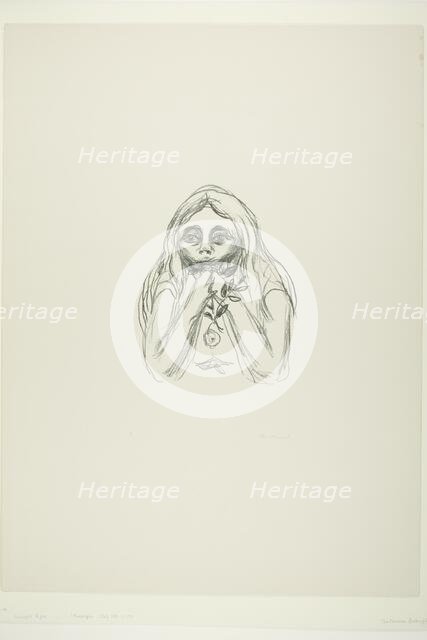 Omega's Eyes, 1908/09. Creator: Edvard Munch.