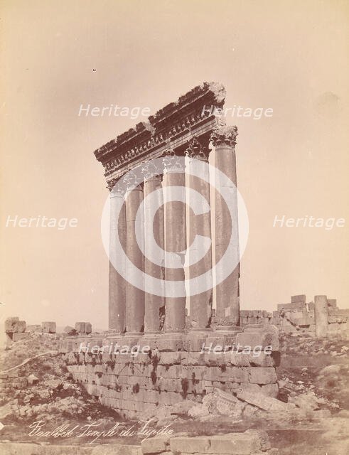 Temple of Jupiter, 1880s. Creator: Unknown.