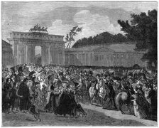 Entry of the French army into Berlin, 27th October 1806 (1882-1884). Artist: Unknown