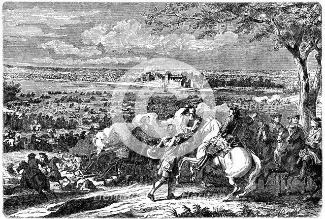 Battle at the Rhin, 1898. Artist: Unknown