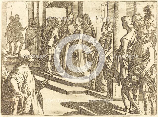 The Betrothal of Margaret of Austria to Philip III, King of Spain, 1612. Creator: Raffaello Schiaminossi.