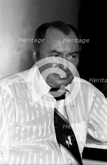 Woody Herman, Ronnie Scott's, London, 1976.   Artist: Brian O'Connor.