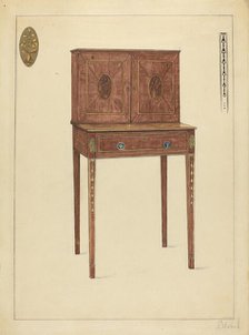 Lady's Writing Cabinet, c. 1953. Creator: Nicholas Gorid.