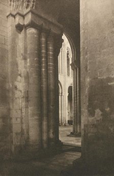 Camera Work: Ely Cathedral: A Memory of the Normans, 1903. Creator: Frederick Henry Evans.
