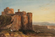 Landscape With Castle, 1820. Creator: David Cox the Elder.