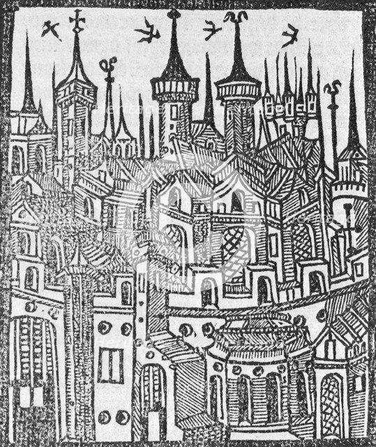The Tower of London, c1497. Artist: Unknown