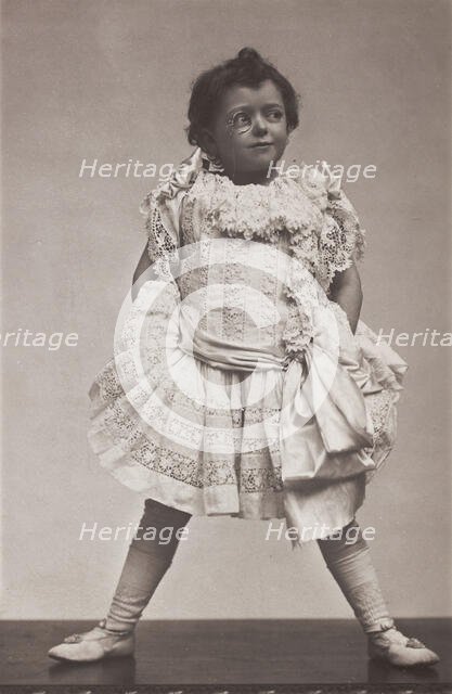 Edward Garratt in character as "The little stranger", c1906. Creator: Unknown.