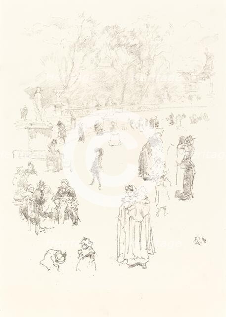 Nursemaids: "Les Bonnes du Luxembourg", 1894. Creator: James Abbott McNeill Whistler.