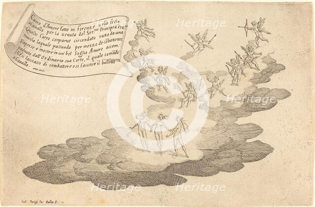 The Float of Love, 1616. Creator: Jacques Callot.