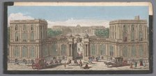 View of the front of a palace, 1700-1799. Creator: Anon.
