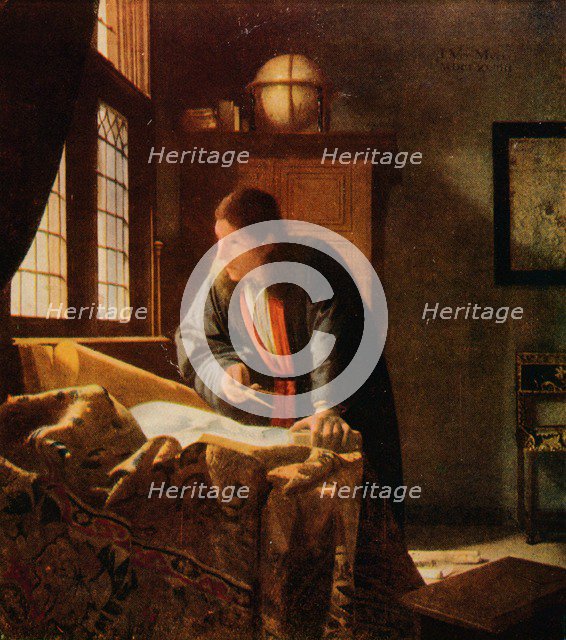 'The Geographer', 1669, (1911). Artist: Jan Vermeer.
