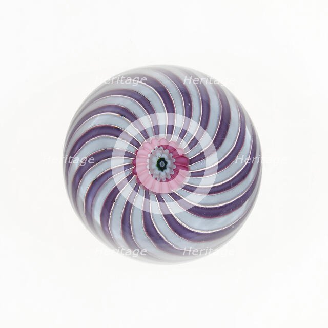 Paperweight, Clichy, 19th century. Creator: Clichy Glassworks.