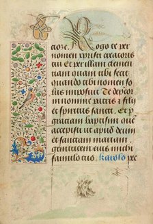 Decorated Text Page; Prayer Book of Charles the Bold, 1469. Creator: Nicolas Spierinc.