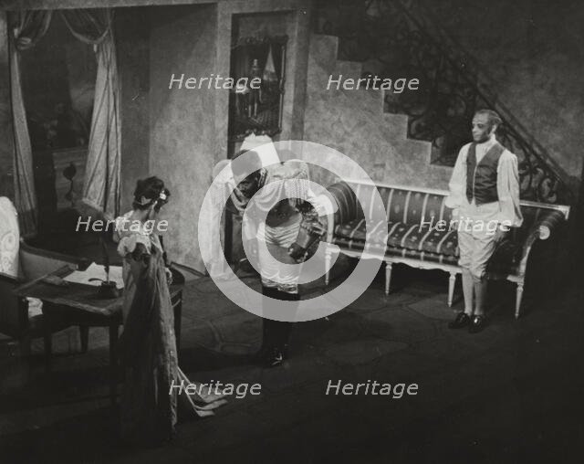 Rex Ingram, bowing, 1938. Creator: Unknown.