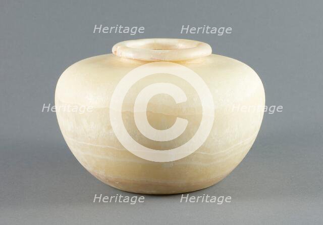 Jar, Egypt, Early Dynastic Period-Old Kingdom, Dynasty 1-8 (about 3000-2160 BCE). Creator: Unknown.