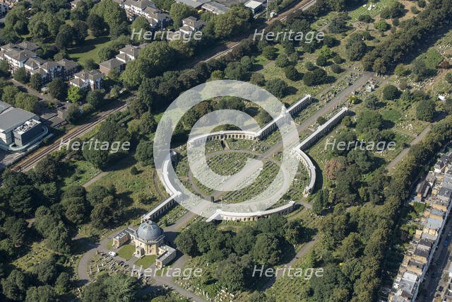 Brompton Cemetery, Chelsea, London, 2021. Creator: Damian Grady.