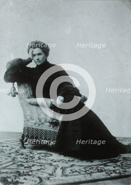 Olga Leonardovna Knipper-Chekhova, 1904. Artist: Photo studio S. Kogan  