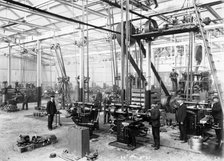 Machine shop in the Argyll car factory, Glasgow, c1899-c1930. Artist: Unknown