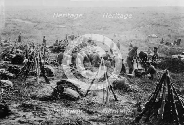 Bulgar evening meal, between c1910 and c1915. Creator: Bain News Service.