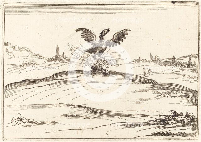 Burning Phoenix, 1628. Creator: Jacques Callot.