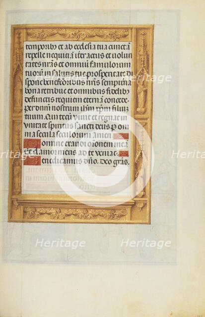 Decorated Text Page; Spinola Hours, about 1510-1520. Creator: Unknown.