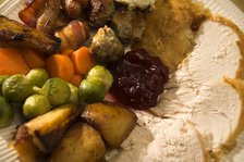 Christmas turkey dinner, 2006. Artist: Historic England Staff Photographer.