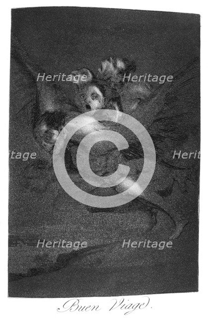 'Bon Voyage', 1799. Artist: Francisco Goya