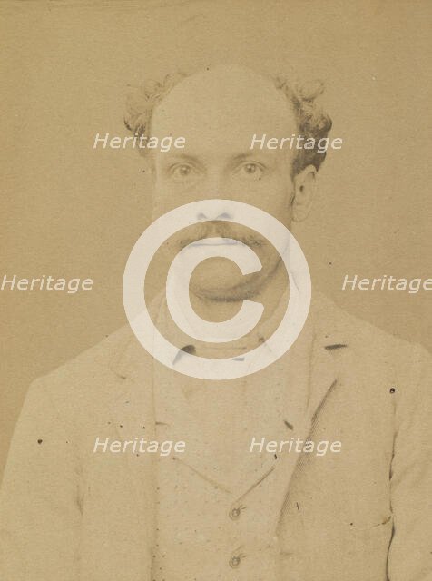 Roussel. Henri-Louis. 28 ans, né à Paris le 2/10/65. Ardoiseur. Anarchiste. 2/7/94., 1894. Creator: Alphonse Bertillon.