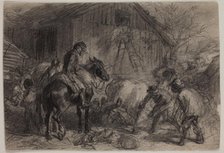 Foraging Party, late 19th century. Creator: Felix Octavius Carr Darley.