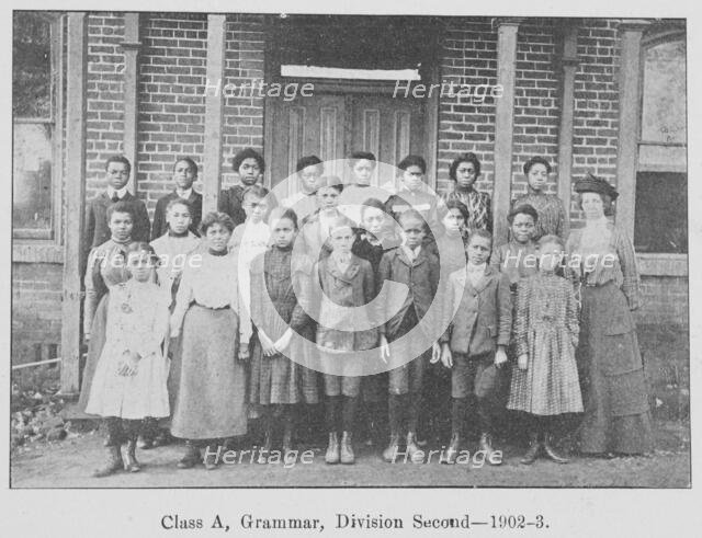 Class A, Grammar, Division Second- 1902-3. Creator: Unknown.
