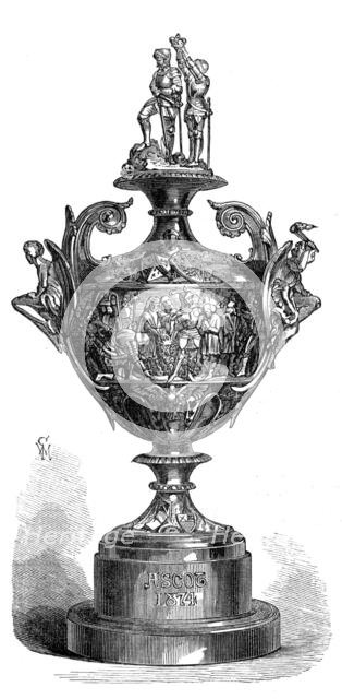 Ascot Race Plate: the Ascot Cup, 1874. Creator: Unknown.