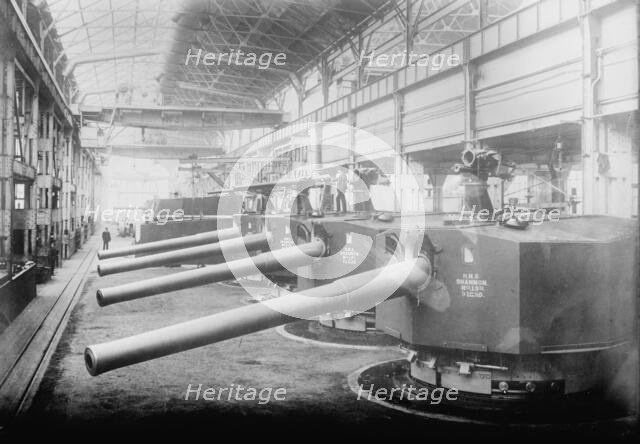 H.M.S. Shannon Vickers Sons & Maxims Gun Works, 1915. Creator: Bain News Service.