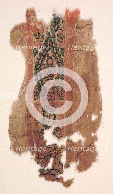 Tunic Ornament with Part of a Saint, c. 600s - 700s. Creator: Unknown.