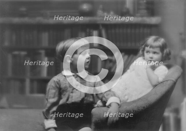Rowland, Henry C., Mrs., children of, portrait photograph, 1917 Nov. 5. Creator: Arnold Genthe.