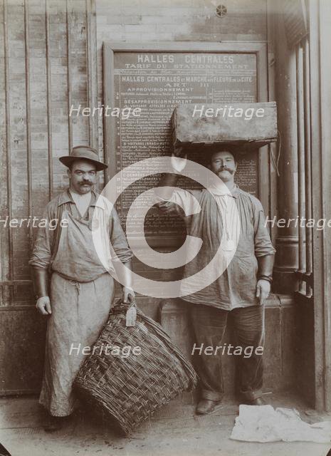 Fish Porters, late 1890s. Creator: Paul Géniaux (French, 1873-1929).