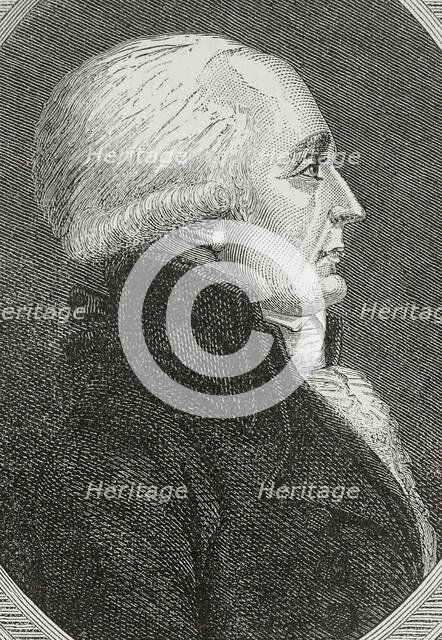 Etienne Clavière, (1735-1793), French banker and businessman of Swiss origin, born in Geneva, 1876.  Creator: Unknown.