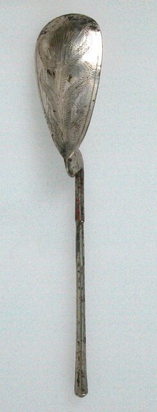 Spoon, Byzantine, 5th-6th century. Creator: Unknown.