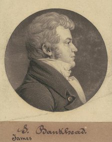 James Bankhead, 1808. Creator: Charles Balthazar Julien Févret de Saint-Mémin.