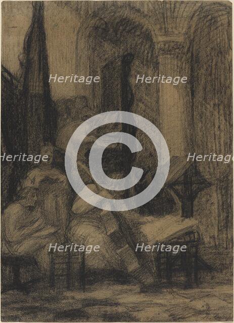 Choir of a Spanish Church. Creator: Alphonse Legros.