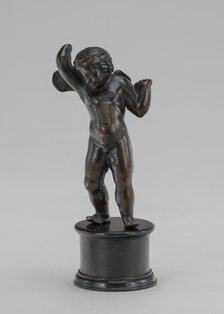 Winged Boy with Hands Raised, mid 15th century. Creator: Unknown.