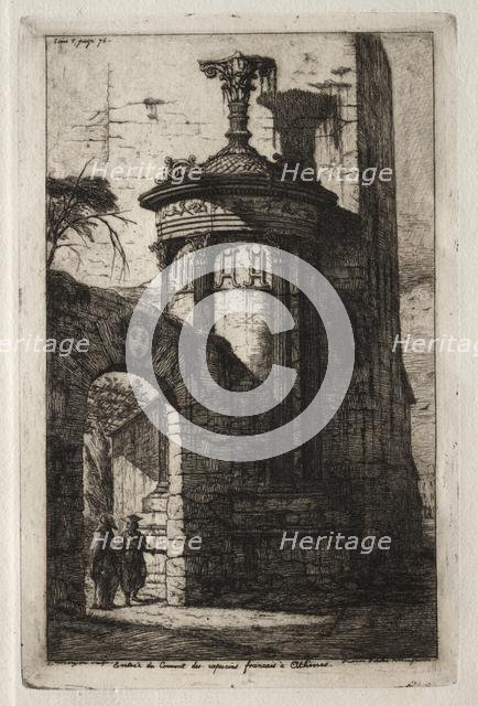 Entrance to the French Capuchin Convent at Athens, 1854. Creator: Charles Meryon (French, 1821-1868).