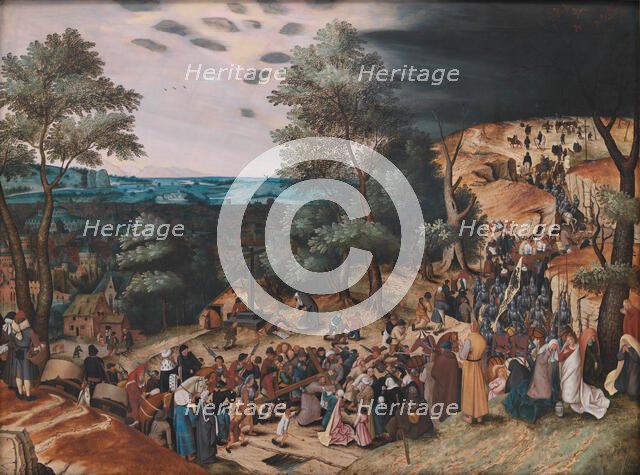 Christ on the Road to Calvary;The Way to Calvary, 1579-1638. Creator: Pieter Brueghel the Younger.