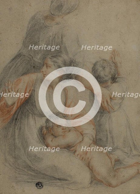 Woman and Children, n.d. Creator: After Raffaello Sanzio, called Raphael  Italian, 1483-1552.