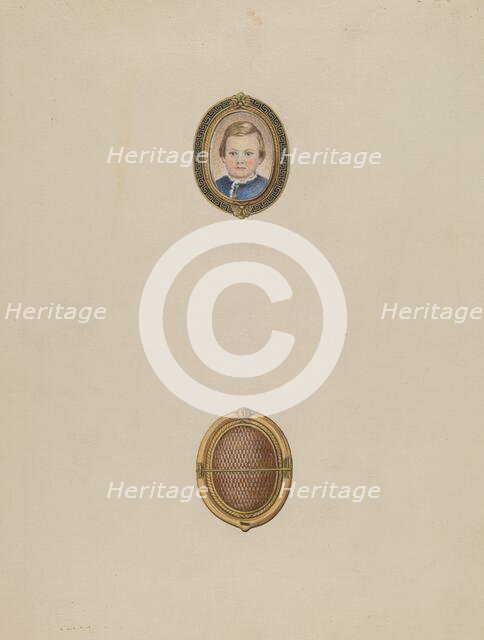 Brooch, c. 1936. Creator: Bertha Semple.