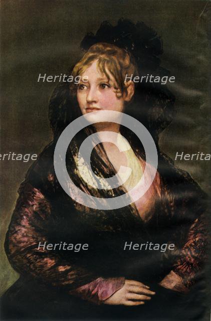 'Dona Isabel Cobos De Porcel', c1805, (1946).  Creator: Francisco Goya.