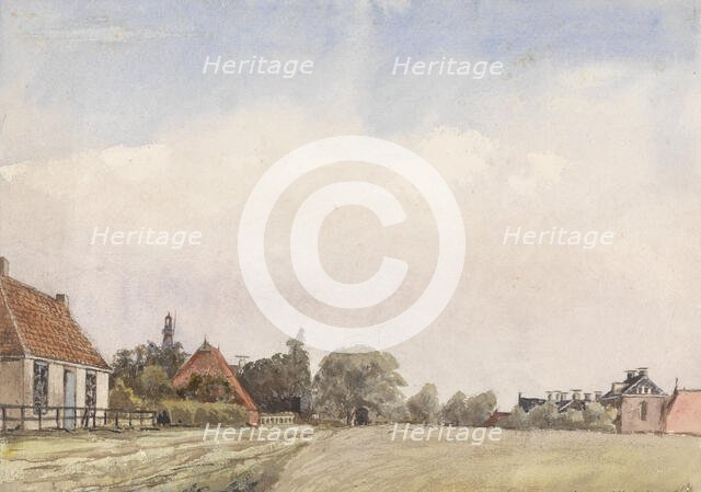 View of Schiermonnikoog, 1875. Creators: Baronne de Rebecque, Jan Daniel Cornelis Carel Willem.