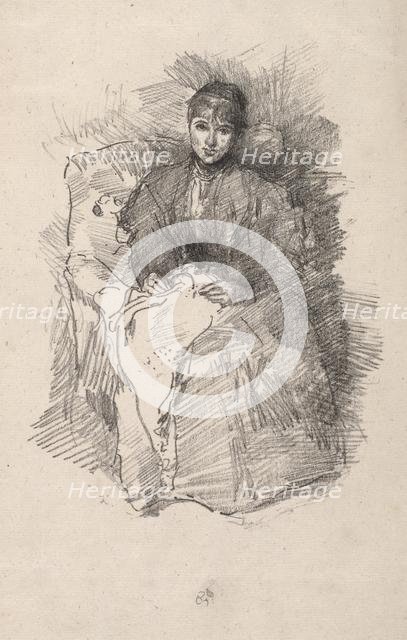 Needlework, 1896. Creator: James McNeill Whistler (American, 1834-1903).