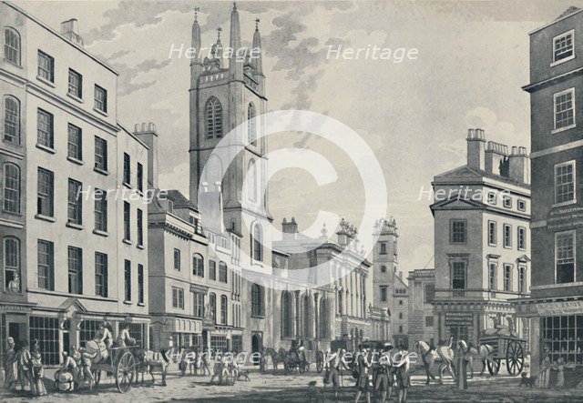 'Scene near the Bank, 1781', (1920). Artist: Thomas Malton I.